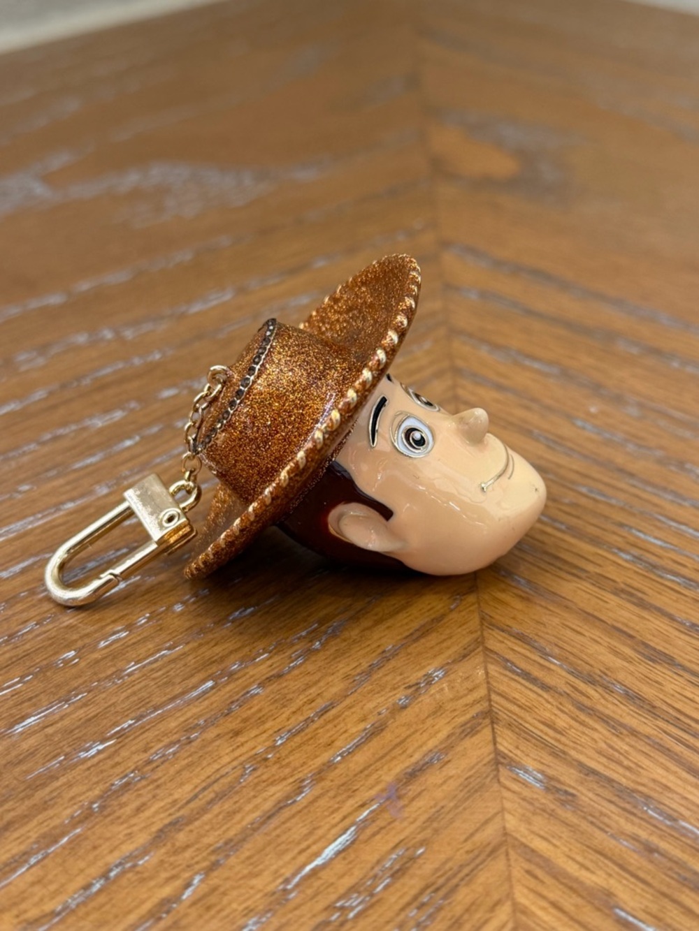 NWOT BaubleBar Disney Toy Story Woody Cowboy Head Keychain - Picture 5 of 7